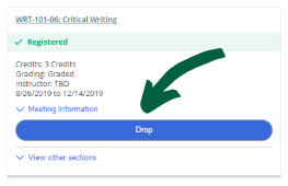 drop section drop section